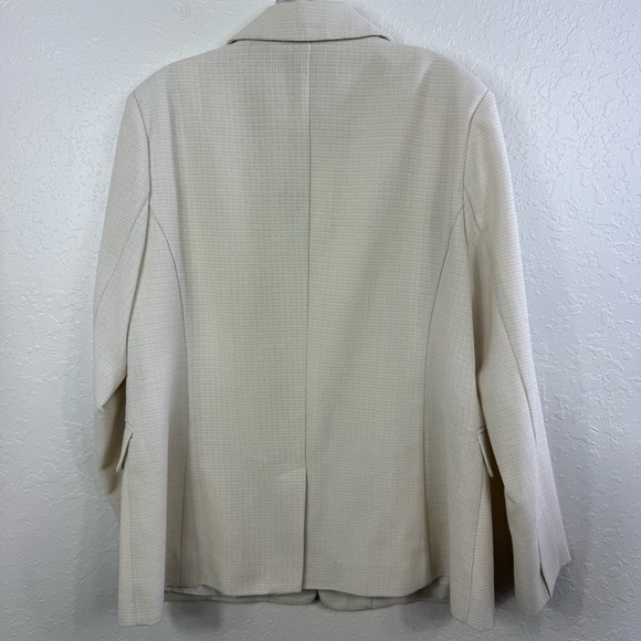 Dolce Cabo Cream career size XL business popover Blazer jacket - Picture 11 of 11